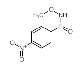 N-methoxy-4-nitro-benzenesulfinamide structure