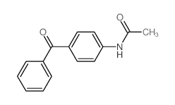 Acetamide,N-(4-benzoylphenyl)- structure