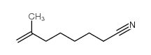 7-methyloct-7-enenitrile结构式
