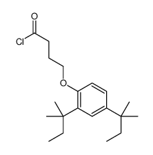 4-[2,4-bis(1,1-dimethylpropyl)phenoxy]butyryl chloride structure