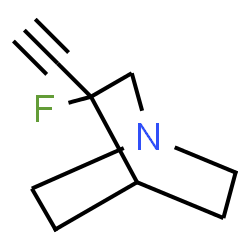 1-Azabicyclo[2.2.2]octane,3-ethynyl-3-fluoro-(9CI) structure