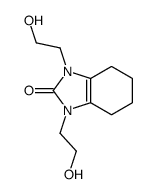 1,3-bis(2-hydroxyethyl)-4,5,6,7-tetrahydrobenzimidazol-2-one Structure