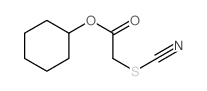 THIOCYANATOACETIC ACID CYCLOHEXYL ESTER结构式