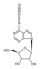 9-arabinofuranosyl-6-azidopurine Structure