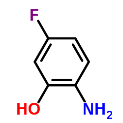 2-氨基-5-氟苯酚结构式