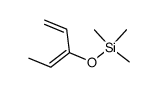 E-3-(trimethylsiloxy)penta-1,3-diene结构式