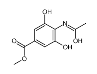 methyl 4-acetamido-3,5-dihydroxybenzoate Structure