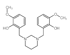 o-Cresol,a,a'-(dihydro-1,3(2H,4H)-pyrimidinediyl)bis[6-methoxy- (7CI,8CI) picture