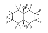 hexadecafluorobicyclo<4.4.0>decane-1,6-diol结构式