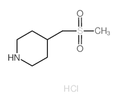 4-((Methylsulfonyl)methyl)piperidine hydrochloride picture