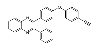 2-[4-(4-ethynylphenoxy)phenyl]-3-phenylquinoxaline Structure