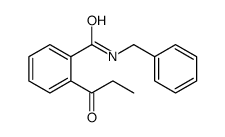 N-benzyl-2-propanoylbenzamide结构式