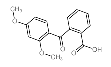 Benzoic acid,2-(2,4-dimethoxybenzoyl)-结构式