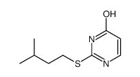 2-(3-methylbutylsulfanyl)-1H-pyrimidin-6-one Structure