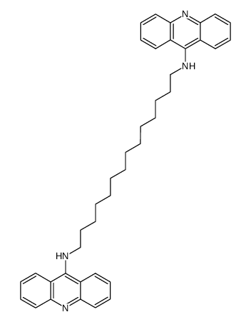 N,N'-Di-acridin-9-yl-tetradecane-1,14-diamine Structure