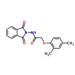 2-(2,4-Dimethylphenoxy)-N-(1,3-dioxo-1,3-dihydro-2H-isoindol-2-yl)acetamide Structure