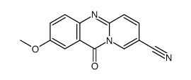 2-methoxy-11-oxopyrido[2,1-b]quinazoline-8-carbonitrile Structure