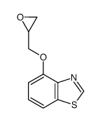 Benzothiazole, 4-(oxiranylmethoxy)- (9CI) Structure