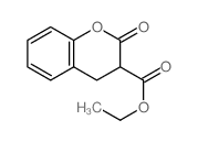 2H-1-Benzopyran-3-carboxylicacid, 3,4-dihydro-2-oxo-, ethyl ester Structure