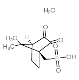 Camphorquinone-10-sulfonic Acid, Hydrate Structure