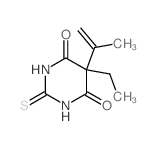 5-ethyl-5-prop-1-en-2-yl-2-sulfanylidene-1,3-diazinane-4,6-dione picture