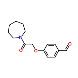 4-[2-(azepan-1-yl)-2-oxoethoxy]benzaldehyde Structure