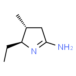 2H-Pyrrol-5-amine,2-ethyl-3,4-dihydro-3-methyl-,(2R,3S)-rel-(9CI) Structure