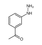 Ethanone, 1-(3-hydrazinophenyl)- (9CI) Structure