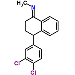 4-(3,4-dichlorophenyl)-N-methyl-3,4-dihydro-2H-naphthalen-1-imine structure