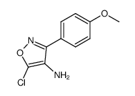 4-amino-5-chloro-3-p-methoxyphenylisoxazole Structure