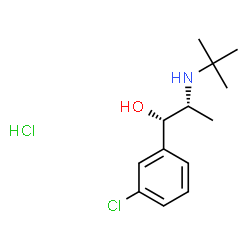 rac-erythro-Dihydro Bupropion Hydrochloride结构式