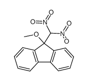 9-methoxy-9-(dinitromethyl)fluorene结构式