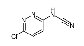 6-Chloro-3-cyanoaminopyridazine Structure