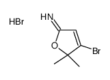 4-bromo-5,5-dimethylfuran-2-imine,hydrobromide Structure