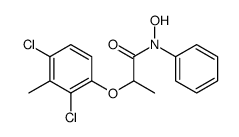 2-(2,4-dichloro-3-methylphenoxy)-N-hydroxy-N-phenylpropanamide Structure