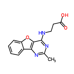 N-(2-Methyl[1]benzofuro[3,2-d]pyrimidin-4-yl)-β-alanine结构式