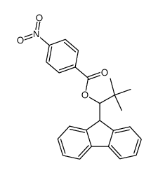 1-(9H-fluoren-9-yl)-2,2-dimethylpropyl 4-nitrobenzoate Structure