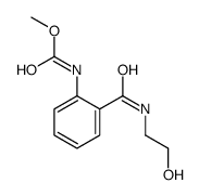 methyl [2-[[(2-hydroxyethyl)amino]carbonyl]phenyl]-carbamate Structure