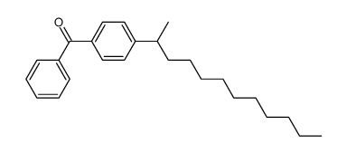 4-(1-methyl-undecyl)-benzophenone Structure