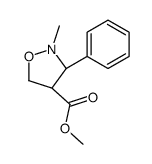 methyl (3R,4S)-2-methyl-3-phenyl-1,2-oxazolidine-4-carboxylate Structure