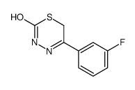 5-(3-fluorophenyl)-3,6-dihydro-1,3,4-thiadiazin-2-one Structure