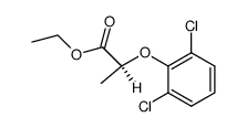 (+)-ethyl 2-(2,6-dichlorophenoxy)propionate结构式