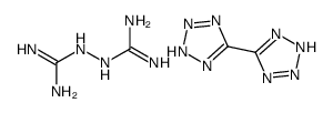 2-(diaminomethylideneamino)guanidine,5-(2H-tetrazol-5-yl)-2H-tetrazole结构式