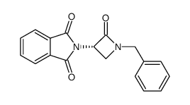 2-((S)-1-Benzyl-2-oxo-azetidin-3-yl)-isoindole-1,3-dione Structure