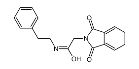 2-(1,3-dioxoisoindol-2-yl)-N-(2-phenylethyl)acetamide结构式