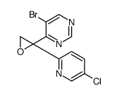 5-bromo-4-[2-(5-chloropyridin-2-yl)oxiran-2-yl]pyrimidine结构式