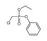 [chloromethyl(ethoxy)phosphoryl]oxybenzene Structure