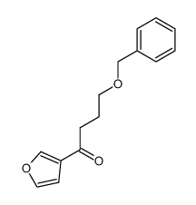 4-benzyloxy-1-(furan-3'-yl)butan-1-one结构式