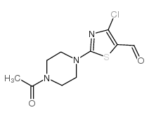 2-(4-acetylpiperazin-1-yl)-4-chloro-1,3-thiazole-5-carbaldehyde picture