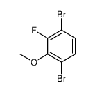 1,4-dibromo-2-fluoro-3-methoxybenzene结构式